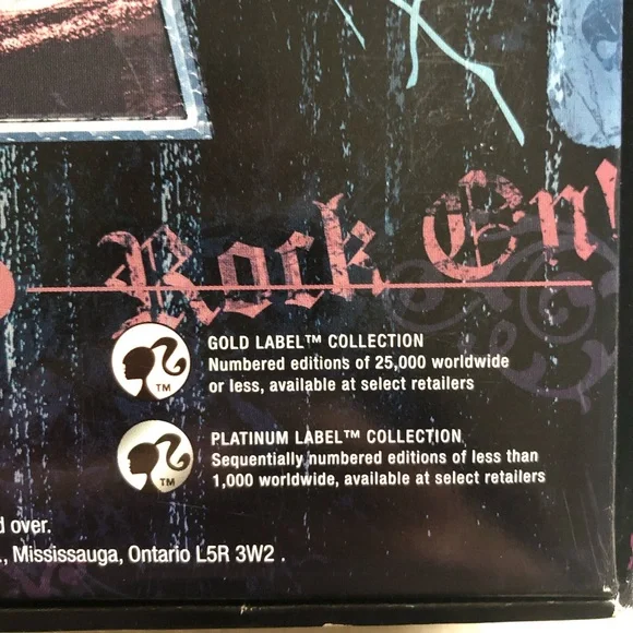 NIB HARD ROCK 2008 BARBIE GOLD LABEL COLLECTOR PIN - Picture 11 of 12